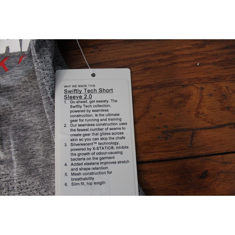 Lululemon Ironman Alaska Juneau Swiftly Tech Short Sleeve Shirt Women's 10 - Picture 4 of 4